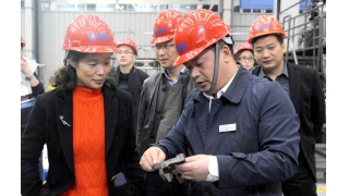 浙江省科技廳條件處處長曹華芬調(diào)研暢爾