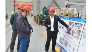 浙江省經(jīng)信委投資處副處長陳昌杰調(diào)研暢爾