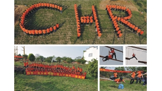 我司組織開展野外拓展活動