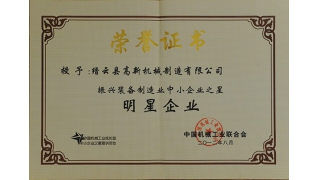 喜獲“明星企業(yè)”、“明星企業(yè)家”稱號(hào)