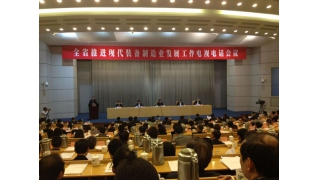 浙江省推進現(xiàn)代裝備制造業(yè)發(fā)展工作電視電話會議召開